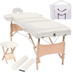 Set sklopivog trodijelnog masažnog stola debljine 10cm i stolca